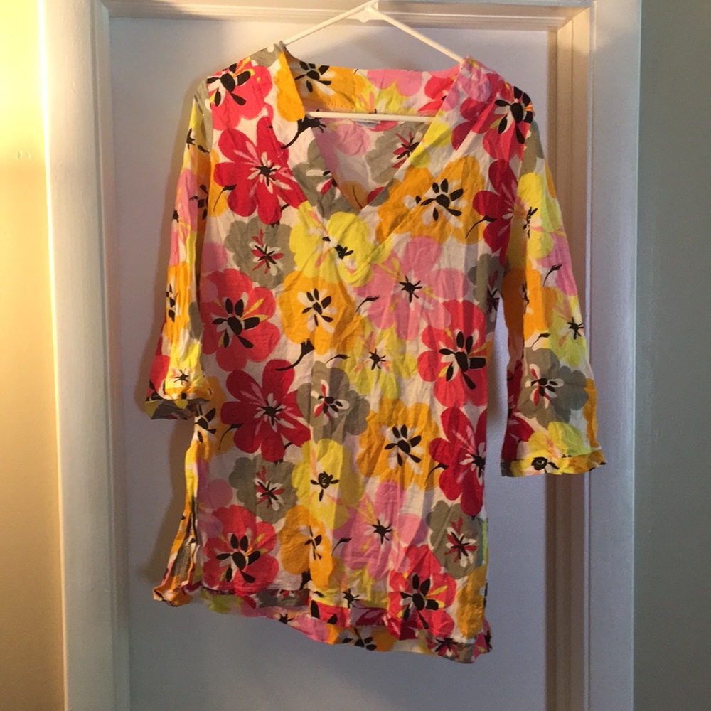Colorful blouse size Med